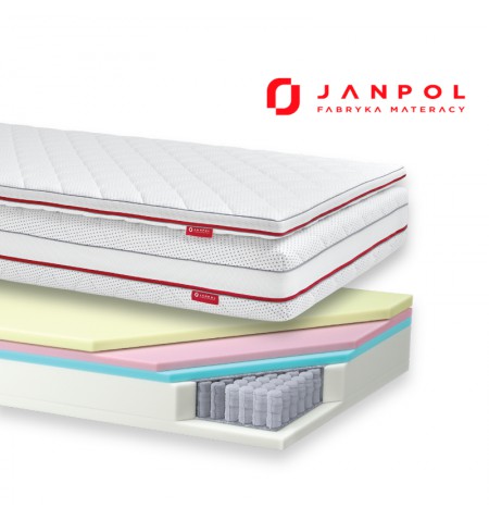 JANPOL XL Twin – materac kieszeniowy, sprężynowy