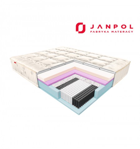 JANPOL BRILLANTE – materac termoelastyczny, kieszeniowy