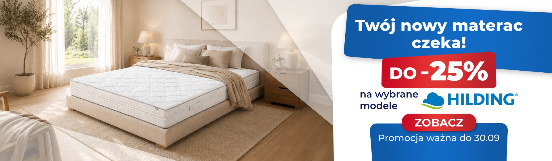 Promocja - materace Hilding